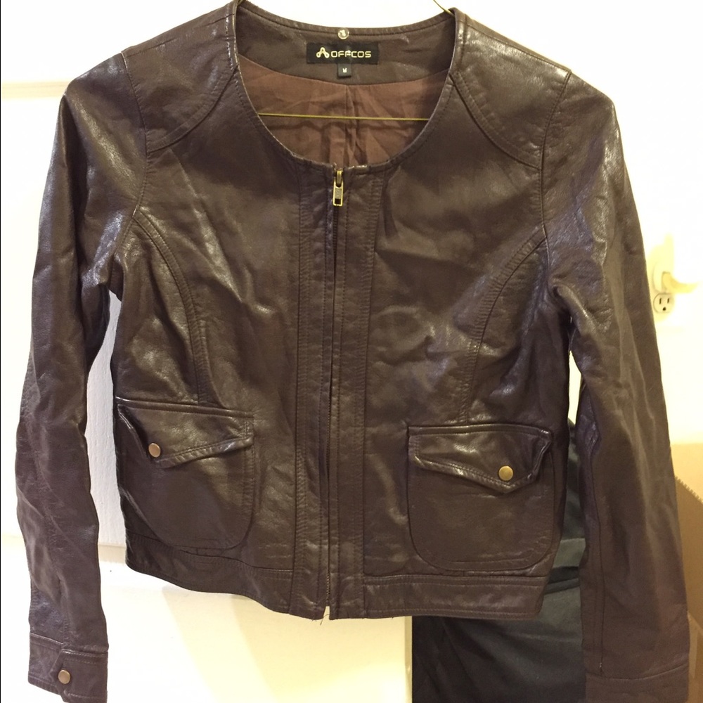 Faux Leather Jacket